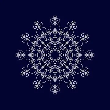 Flower mandala vector designs. Mandala art background Stock Illustration