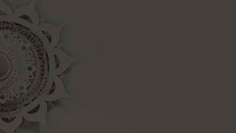 Flower Mandala. Vintage decorative elements. Oriental pattern. Islam, Arabic Stock Footage 246784205