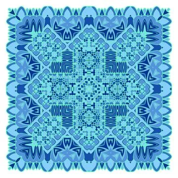 Flower Mandalas. Vintage decorative elements 库存插图
