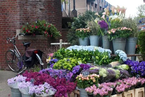Flower Market Stock Photos