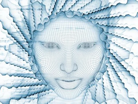 The Flower of the Mind Stock Illustration