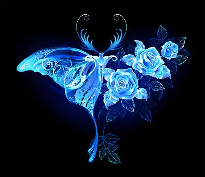 Flower moth Stock Illustration