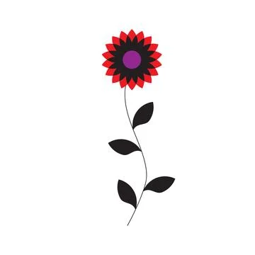 Flower motif Stock Illustration