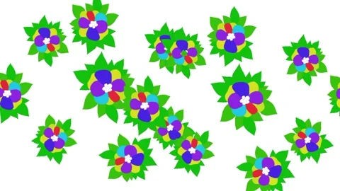 Flower motion video Stock Footage 259534512