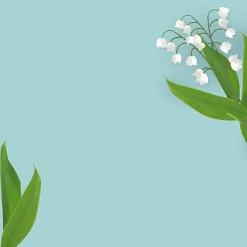 Flower Natural Background for Instagram Post. Illustration Stock Illustration