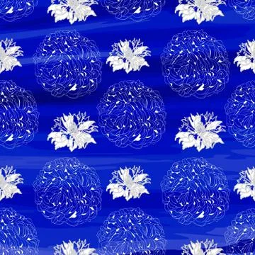 Flower ornament Illustrazione stock