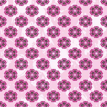 Flower ornament Illustrazione stock