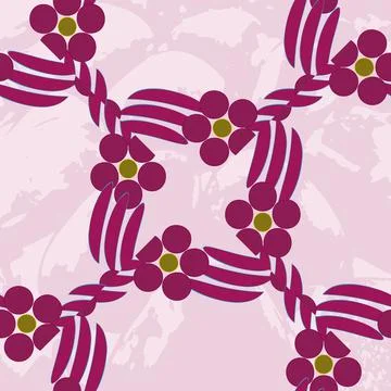 Flower ornament Stock Illustration