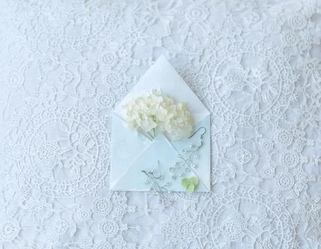 Flower on Paper Stock Photos