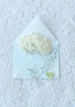 Flower on Paper Stock Photos