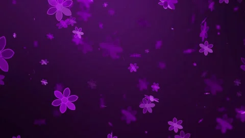 Flower particles fading animation, Falli... | Stock Video | Pond5