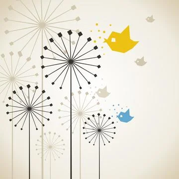 Flower patchwork Stock Photos