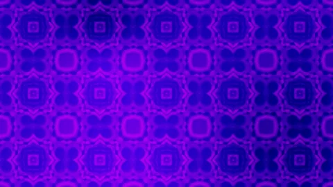 Flower pattern animation with dark purple gradient color Stock Footage 302161891