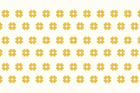 Flower Pattern Background. Floral spring banner, hand drawn with line banner Stockillustratie