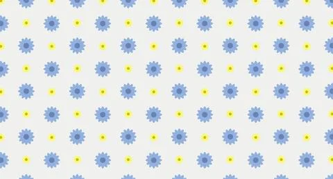 Flower Pattern Background. Floral spring banner, hand drawn with line banner Illustrazione stock
