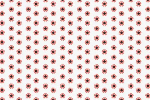 Flower Pattern Background. Floral spring banner, hand drawn with line banner Illustrazione stock