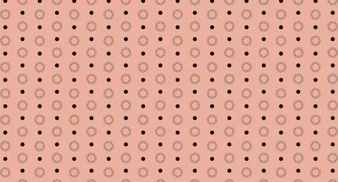 Flower Pattern Background. Floral spring banner, hand drawn with line banner Illustrazione stock