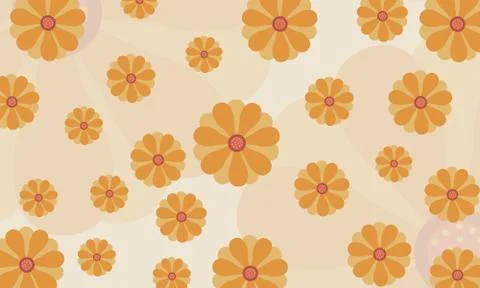 Flower pattern background Stock-Illustration