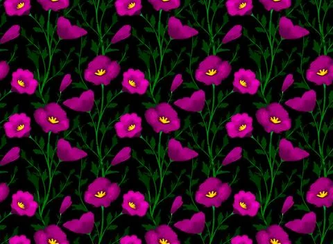 Flower pattern background Illustrazione stock