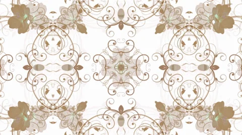 Flower pattern background,Oriental style. Stock Footage 29791120