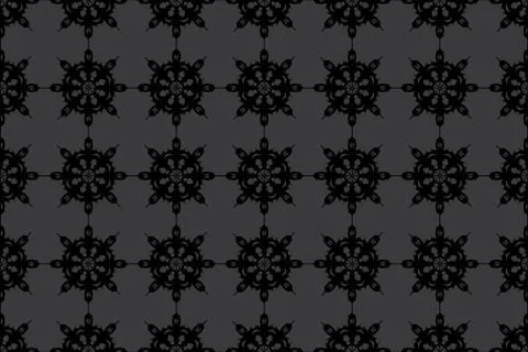 Flower  pattern design for background or wallpaper. Stock Illustration