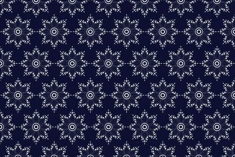 Flower  pattern design for background or wallpaper. Stock Illustration