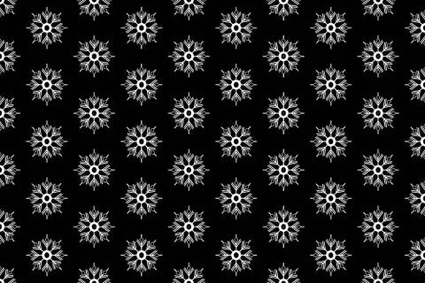 Flower  pattern design for background or wallpaper. Stock Illustration