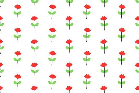 Flower pattern design in nature concept Stock Illustration