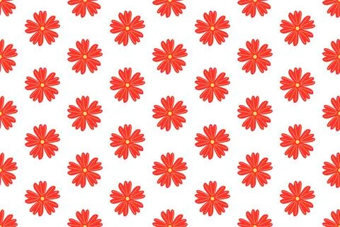 Flower pattern design in nature concept Stock Illustration