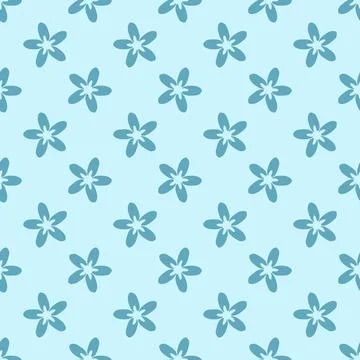 Flower pattern design in nature concept Stock Illustration