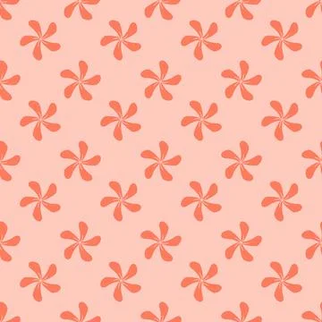 Flower pattern design in nature concept Stock Illustration