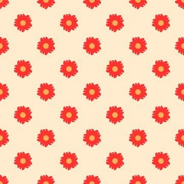 Flower pattern design in nature concept Stock Illustration