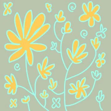 Flower pattern Illustrazione stock