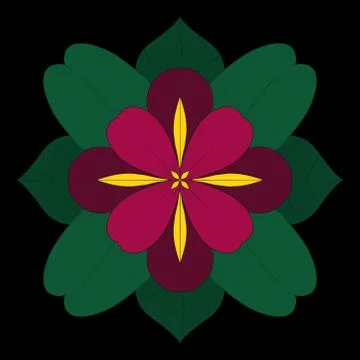 Flower pattern Stock Illustration