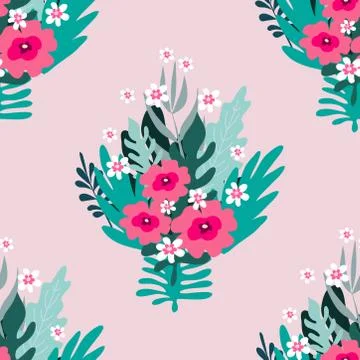 Flower  pattern Stock Illustration