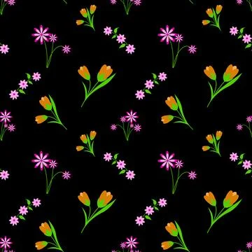 Flower Pattern Stock Illustration