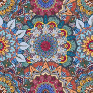 Flower Pattern Intricate Illustrazione stock