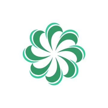 Flower Pattern Logo Template Illustration Design. Vector EPS 10. Stock Illustration