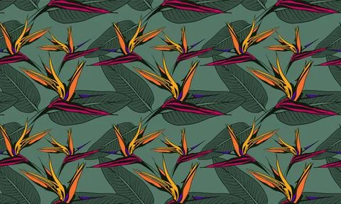 Flower pattern seamless vector background. Floral design illustration for tex Illustrazione stock