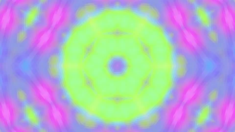 Flower pattern soft gradient kaleidoscope background Stock Footage 231459893