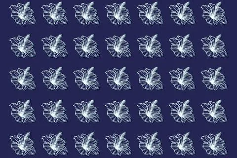 Flower Pattern for Textile Printing Stock Illustration