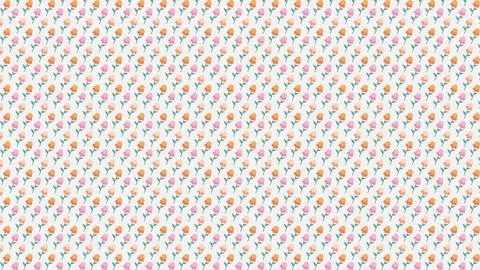 Flower pattern vector art illustration design with pastel color Stock Illustration