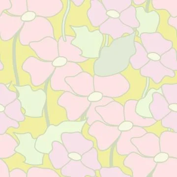 Flower pattern. vector illustration Illustrazione stock