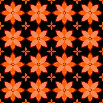 Flower pattern vector picture Illustrazione stock