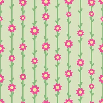 Flower Pattern Vector Seamless Flowers Pattern Copyright: xZoonar.com/Robe... Stock Photos