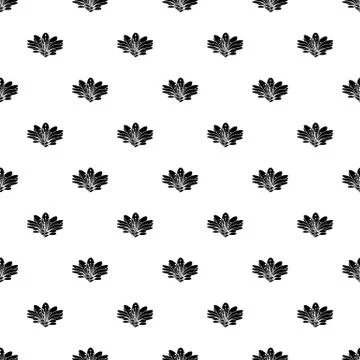 Flower pattern vector seamless Stock Illustration