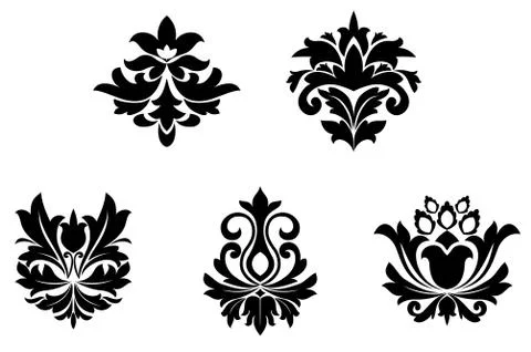 Flower patterns 스톡 일러스트