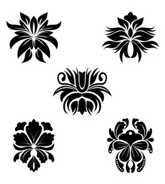 Flower patterns Stock Illustration