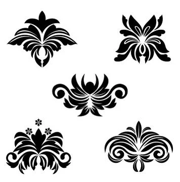 Flower patterns 스톡 일러스트