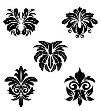 Flower patterns 스톡 일러스트